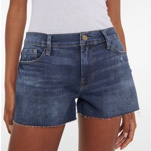 FRAME Le cut off denim shorts